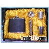 mini stainless steel hip flask gift set
