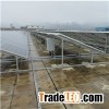 CS Dual-pole Galvanizing Steel Ground Solar Structure