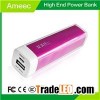 Mobile phone 2600mAh Low Cost 18650 Li-ion battery  USB Power Bank AMJ-7102