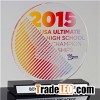 Great Recognition Acrylic Circle Trophy Design