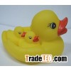Flashing bath duck family