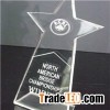 Hot Sale Acrylic Trophy With Logo Engrave