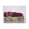 Bees Pattern Needlepoint Belts