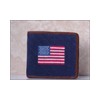 American Flag Needlepoint Wallets