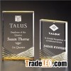 Golden Whirlwind Acrylic Trophy
