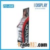 4 Shelves Corrugated Cardboard Custom Cosmetics Display Shelf For Lipstick