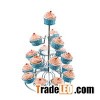 18 Cups Wire Cake Holder With Chrome Plated