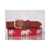 Elephant Needlepoint Belts