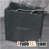 Custom Monogram Black Paper Bag