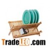 Bamboo dish rack