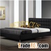 Luxury Bedroom Fancy Furniture PU Leather Bed Bed-P-110