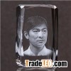 3D Laser Famous Star Figures In Crystal Cubes