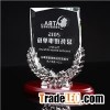Jingyage High Quality K9 Crystal Trophy Plaque With Wood Base