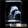 3d Laser Dolphin Crystal Cubes Gifts