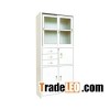 Three-drawer in side glass cabinet LH-1030