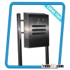 Freestanding stainless steel mailbox GLY-501S-H