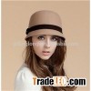hot sale Wool Smart Simple flower Felt Winter Hat FW061008A