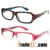 Plastic reading glasses, fashionable style, CE- and FDA-certified