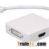 Mini DP to HDMI+VGA+DVI converter cable