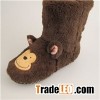 Plush Cartoon Monkey Tpr Woman Boot