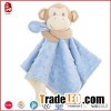 Baby Bib With Blue And Brown Monkey