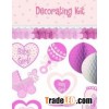 baby shower with lovely design and  attractive color