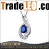 Fancy Designs Oval Shaped 925 Sterling Silver Druzy Pendant