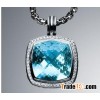 David Yurman Jewelry 20mm Blue Topaz Albion Enhancer