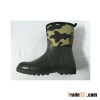 short ,half men's neoprene rubber boots