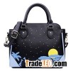 Silk Print Pu Handbag
