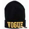 Woven Label 100% Acrylic Winter Knitted Beanie Warm Cap