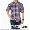 Men's traditional fit plaid flannel shirt