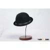 Winter Black 100% Wool Felt Bowler Hat (FW001011)