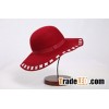 Bright Red Wool Felt Hat (FW012453)
