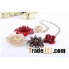 Flower necklace ,acrylic necklace,fashion jewelry