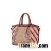 Coloful Eyelet Pu Handbag