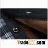 Men's flannel shirt with fleece lining