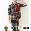 Boys' flannel shirt with decorate pockets