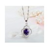 Platinum Plated  Spinel Pendant