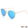 Brand Designer Round Metal Classic Vintage Sunglasses 3447