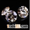1mm-3mm hot sale round brilliant cut white cz loose stone