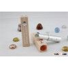 2014 wholesale lipstick tube with a button design