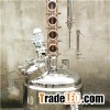 50 Gallon Flute Still With 4" Copper Bubble Plates - Copper Flute Sections