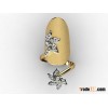 Wholesale-fashion  wax setting jewelry silver nail ring