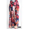 Fashion flower printing scarf 027