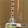 26 Gallon Flute Still With 4" Copper Bubble Plates - Copper Flute Sections