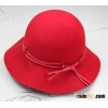 Cheap ladies wool felt medium brim floppy hats