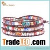 Newly design bracelet set with column shape beads