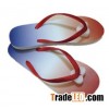 Glitter PVC strap  EVA sole beach slippers