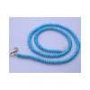 Synthetic Turquoise 16 inch 3 mm smooth Rondelle beads